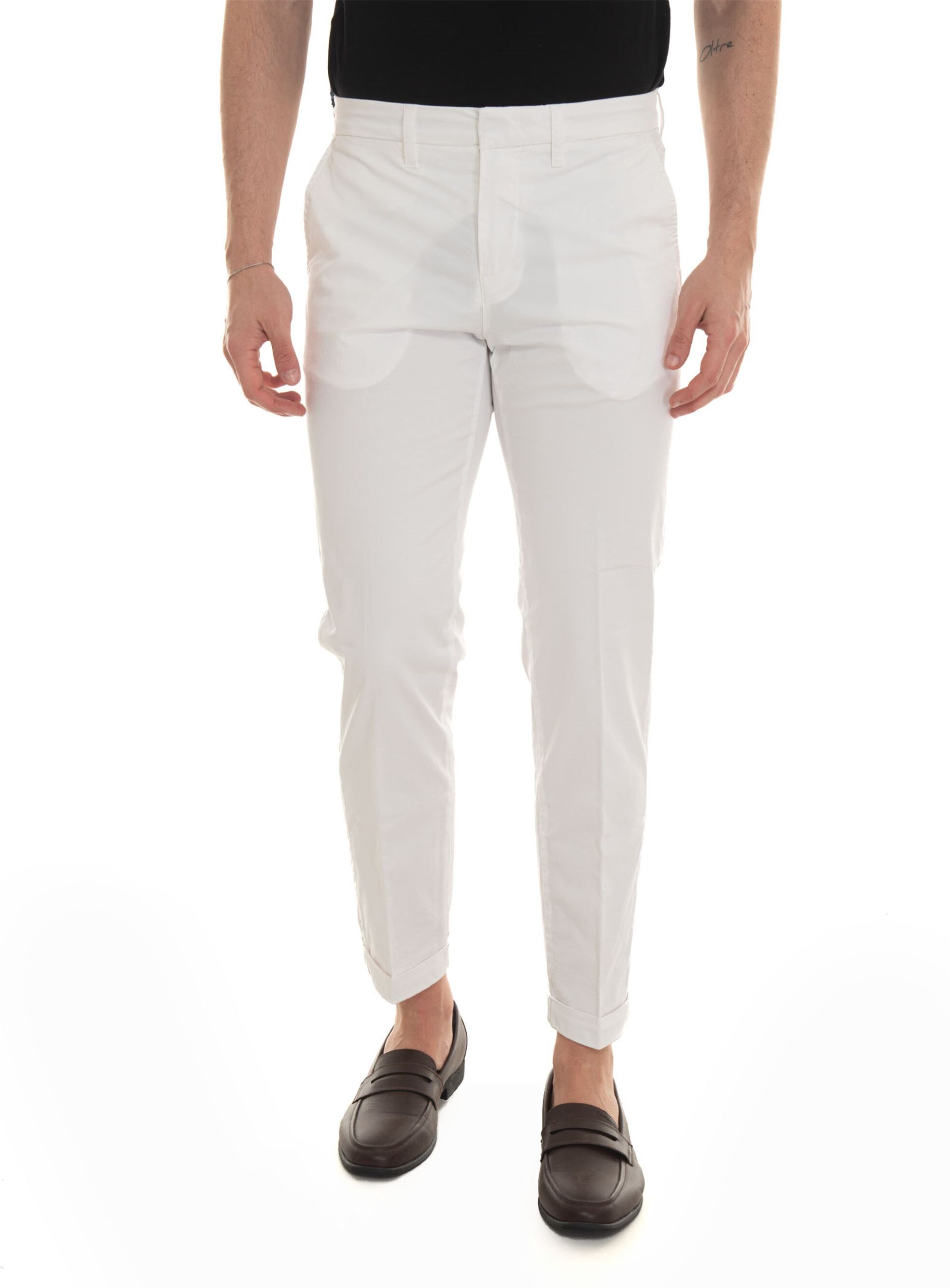 Fay Pantalone modello chino Bianco Uomo 40