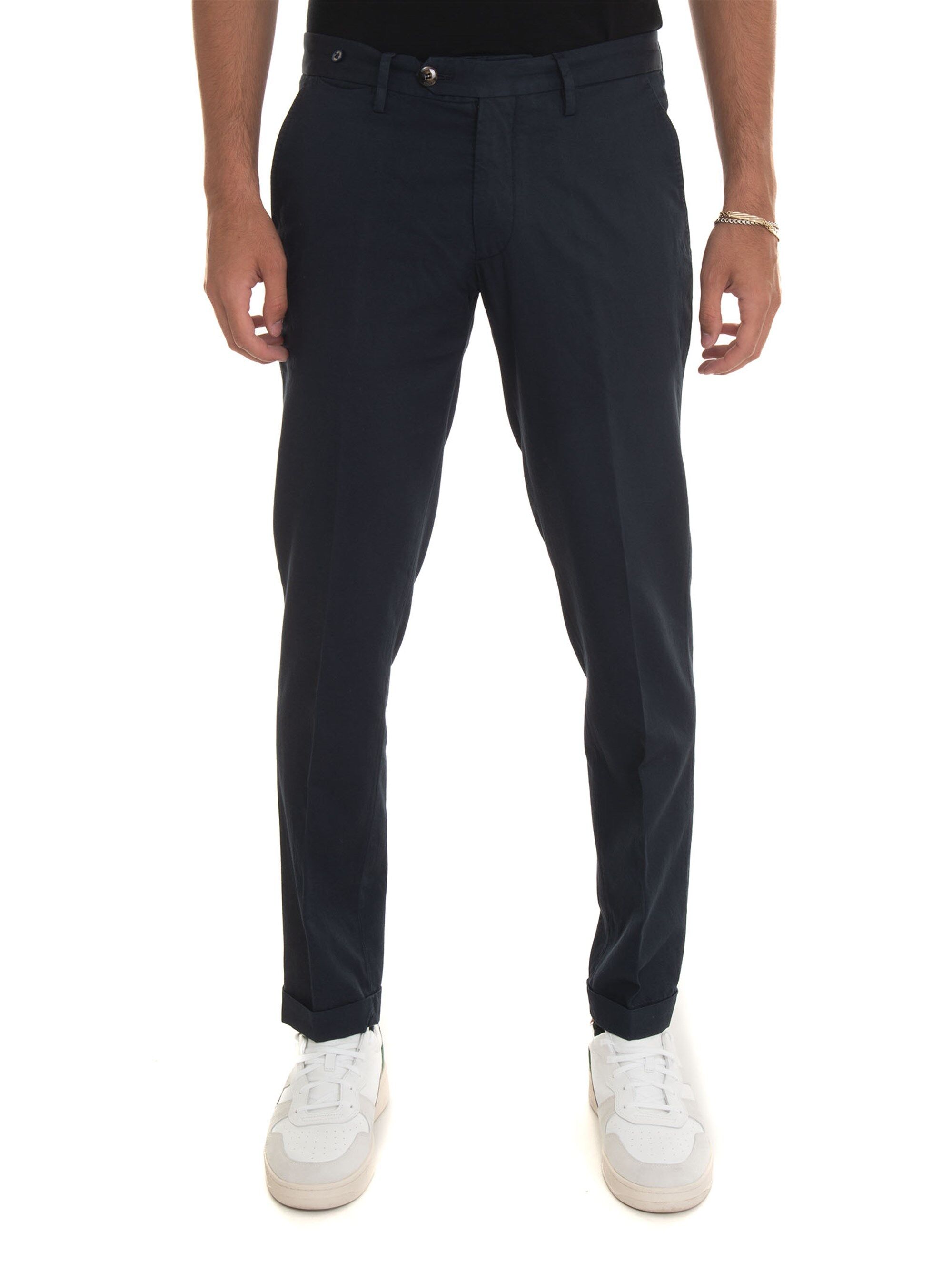 Filetto Pantalone modello chino Blu Uomo 46