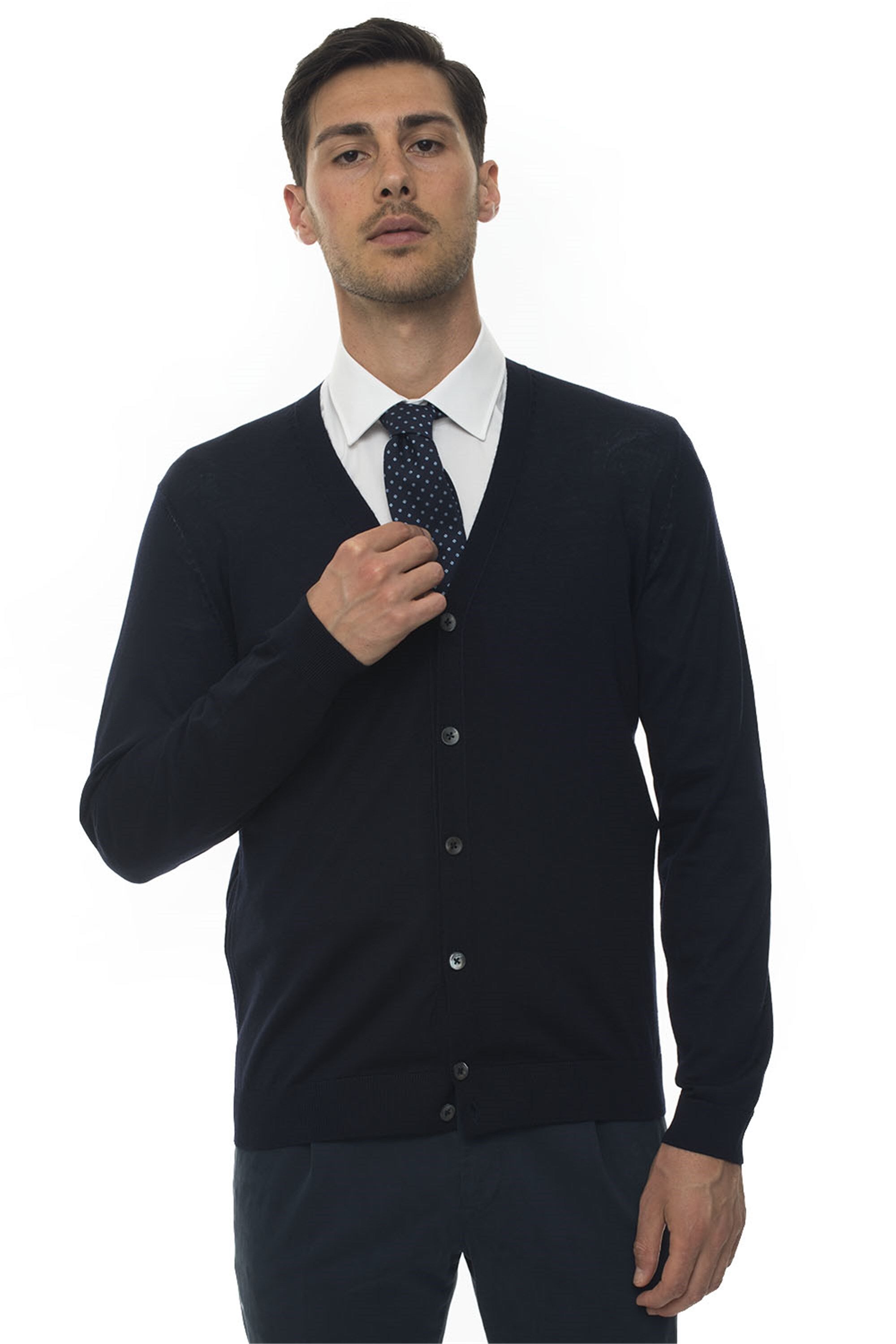 Boss Cardigan bottoni Blu Uomo S