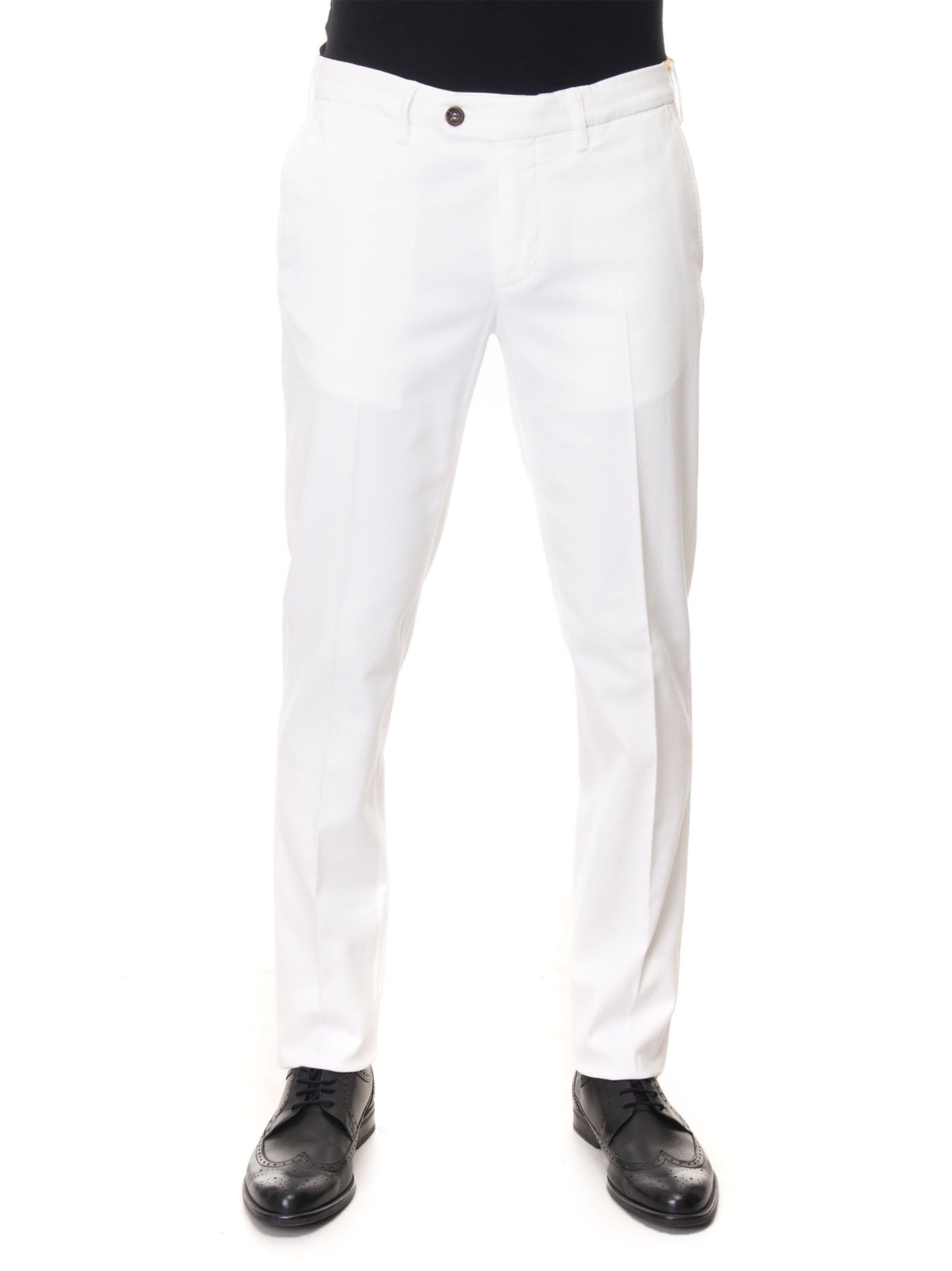 Canali Pantalone modello chino Bianco Uomo 52