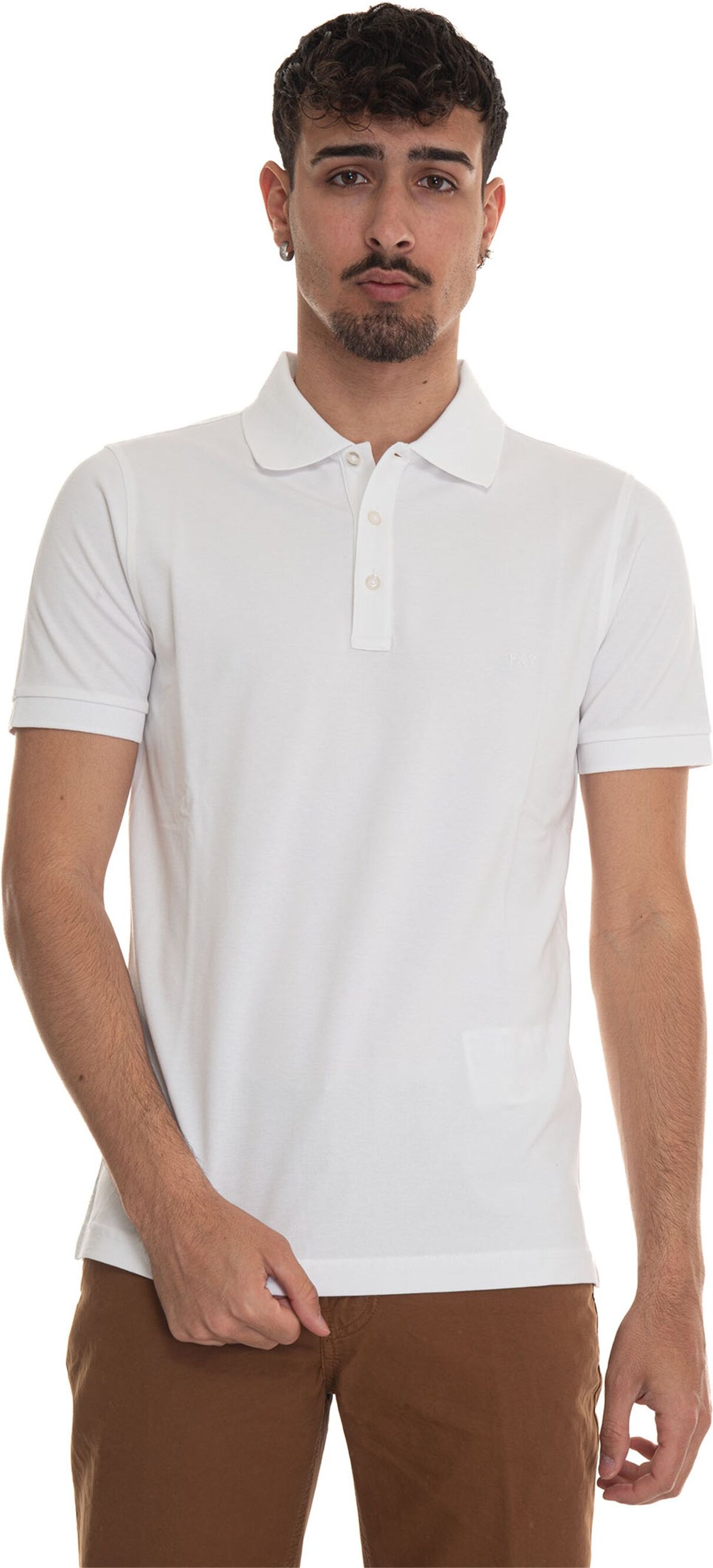 Fay Polo manica corta Bianco Uomo 3XL