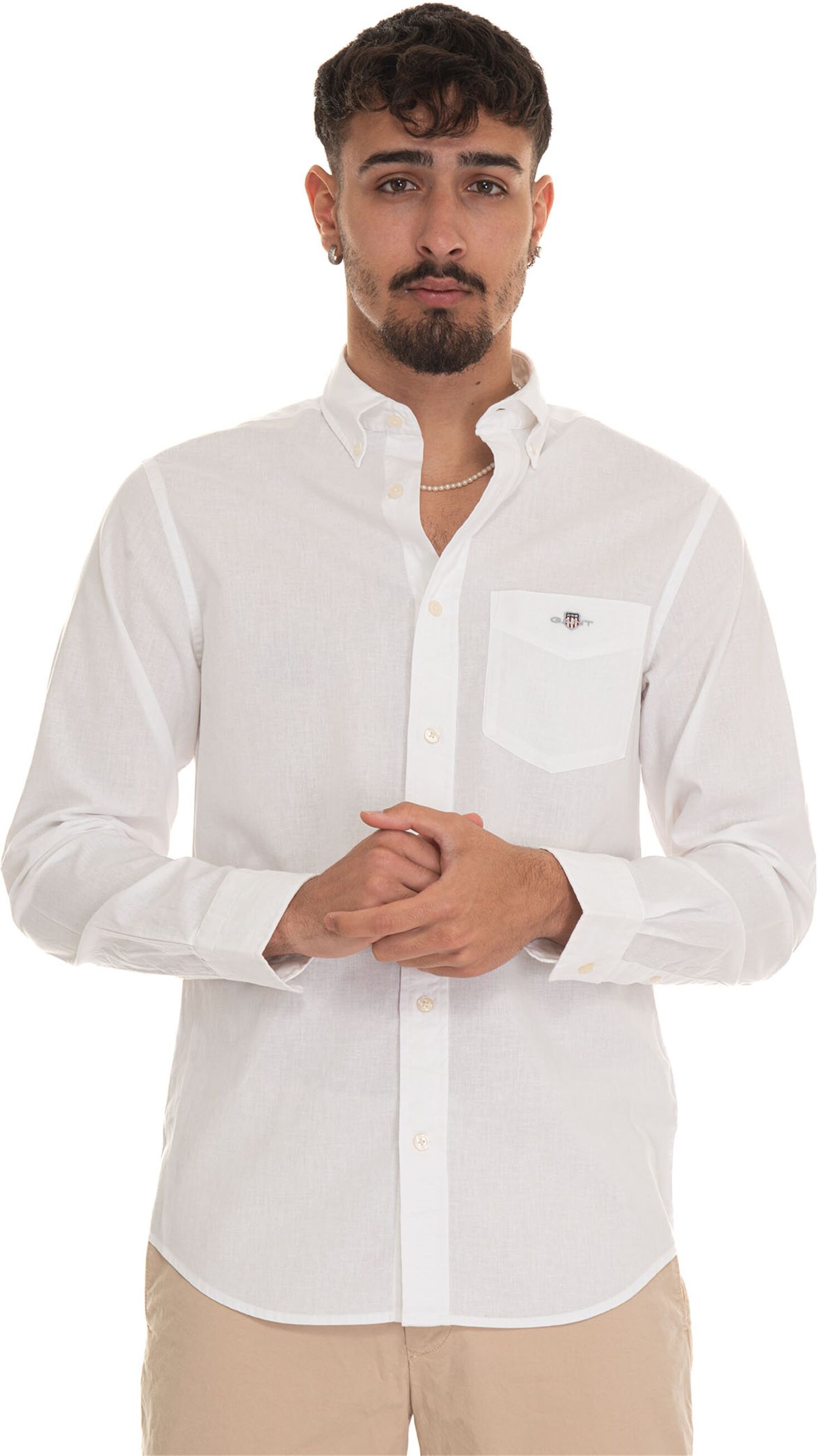 Gant Camicia casual Bianco Uomo XL