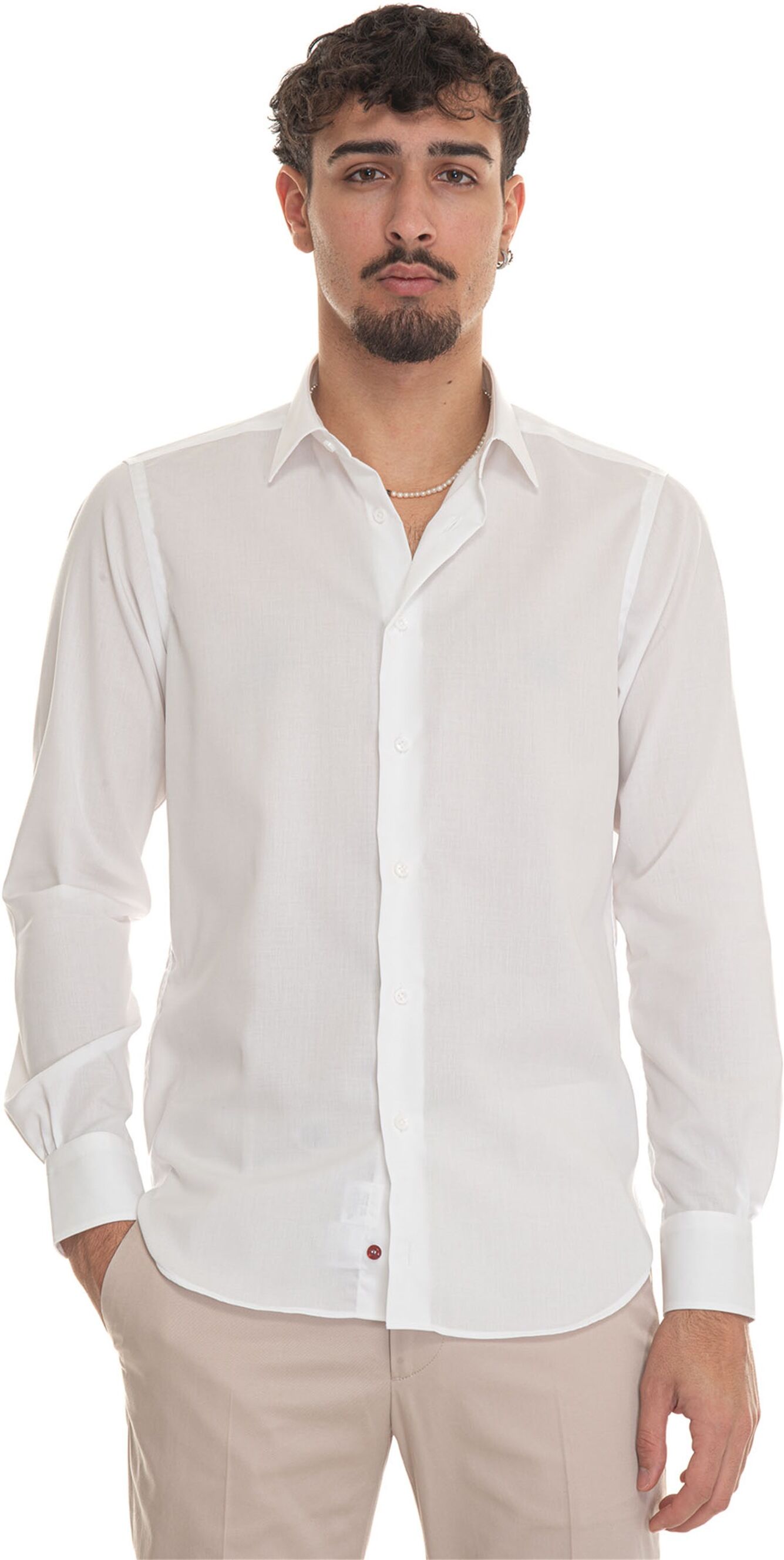 Carrel Camicia classica da uomo Bianco Uomo 41