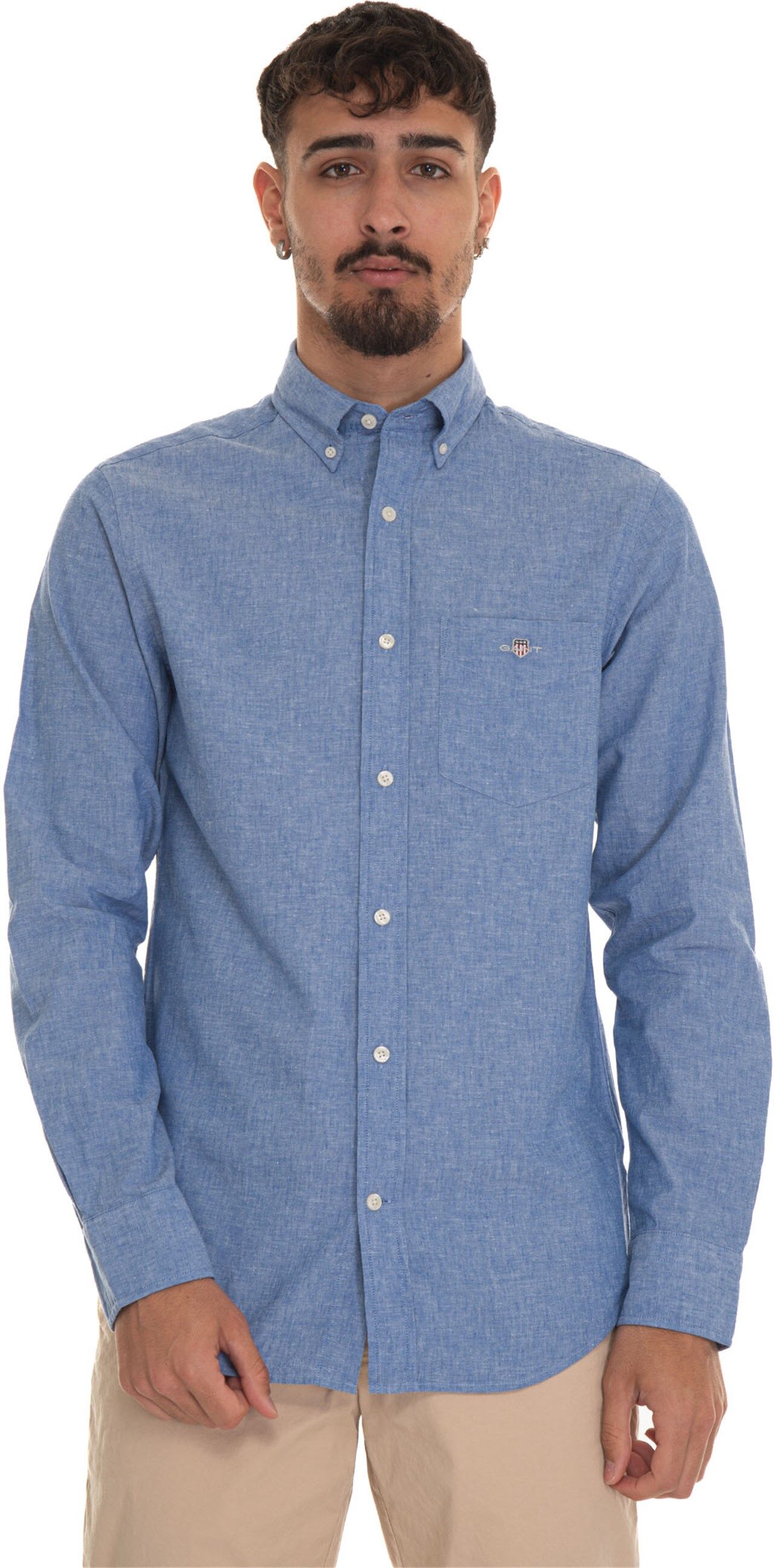 Gant Camicia casual Azzurro Uomo XL