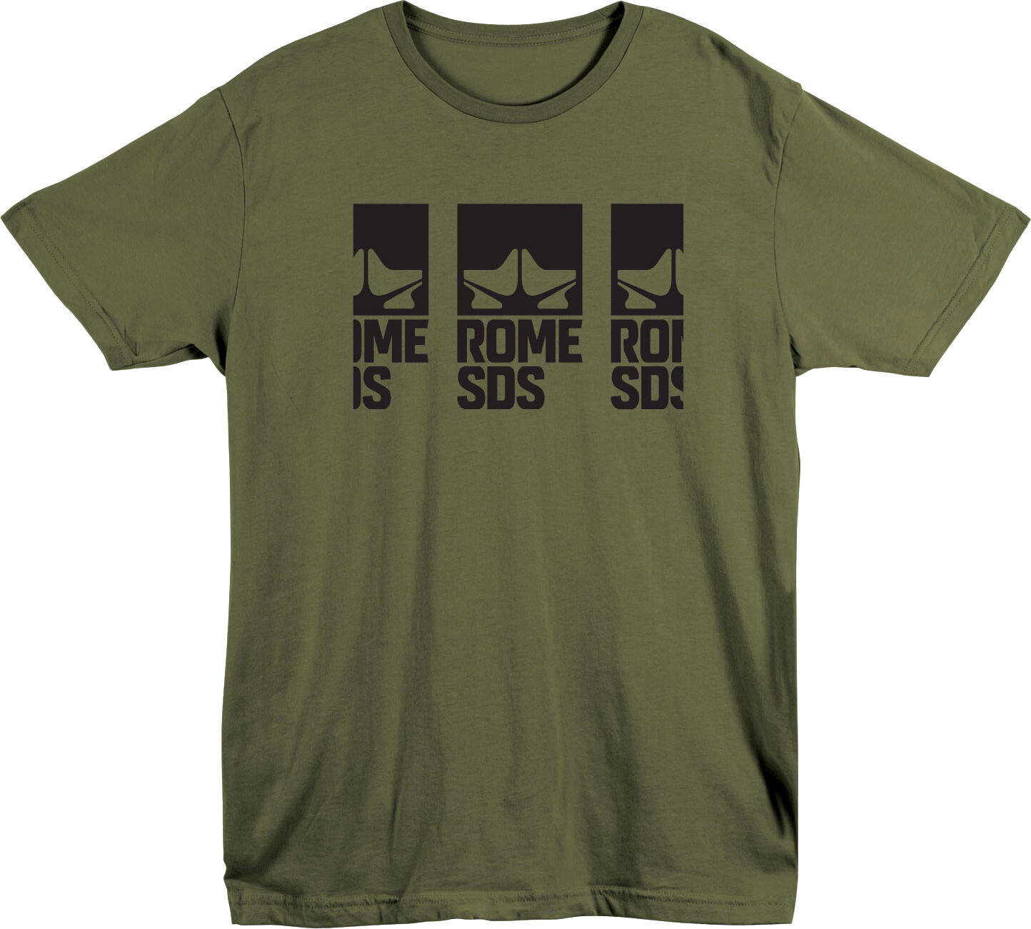 ROME LOGO TEE OLIVE M