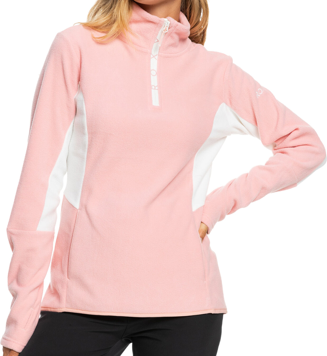 Roxy SAYNA HALF ZIP MELLOW ROSE L