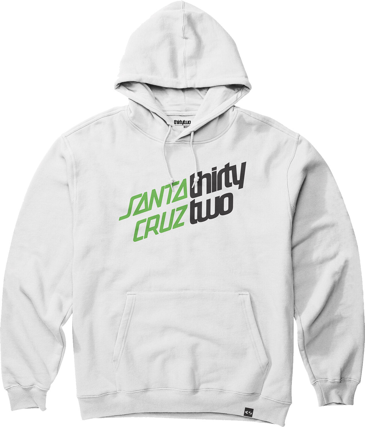 THIRTYTWO 32 X SANTA CRUZ HOODIE WHITE L