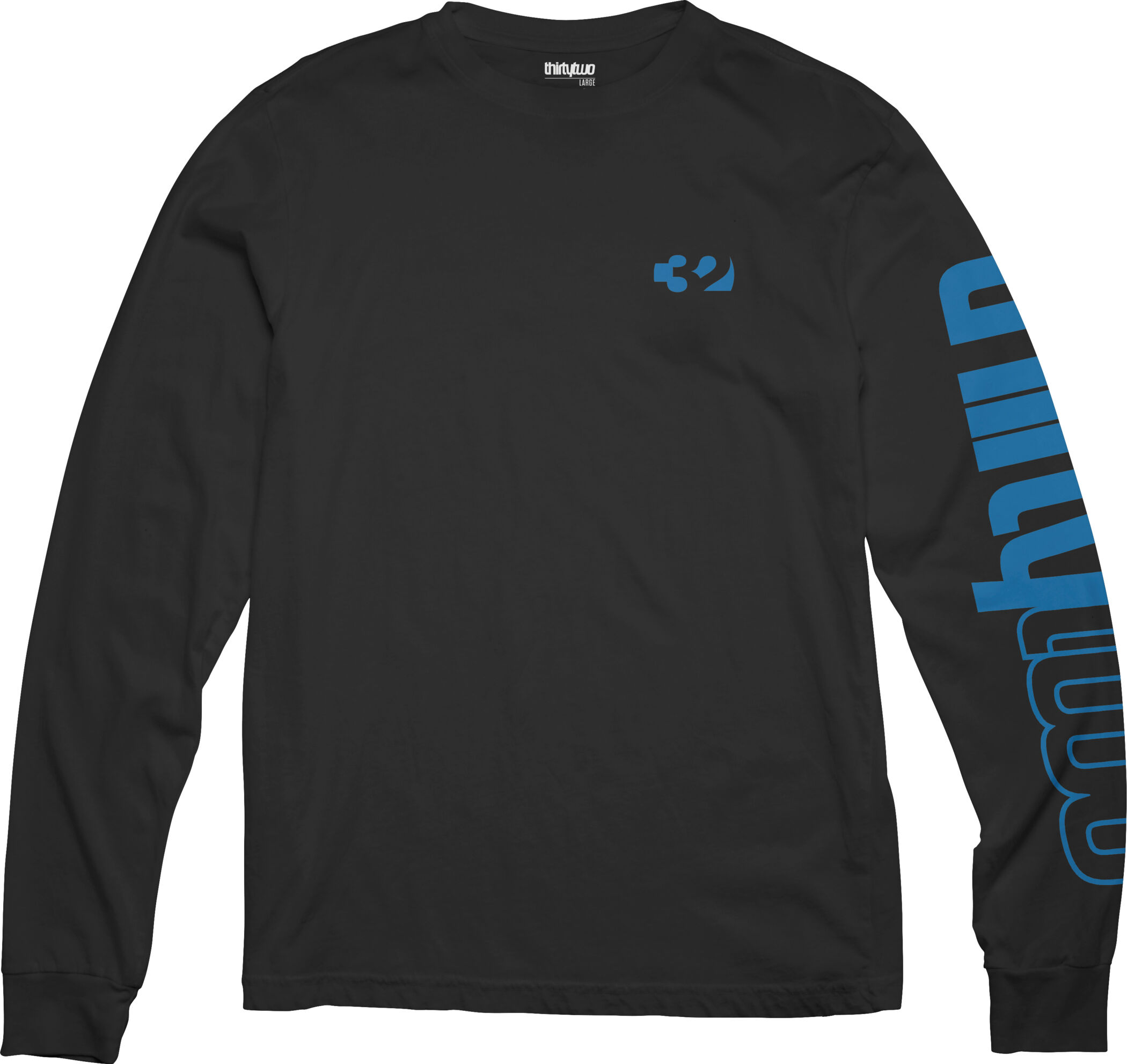 THIRTYTWO 32 LS SHIRT BLACK BLUE L