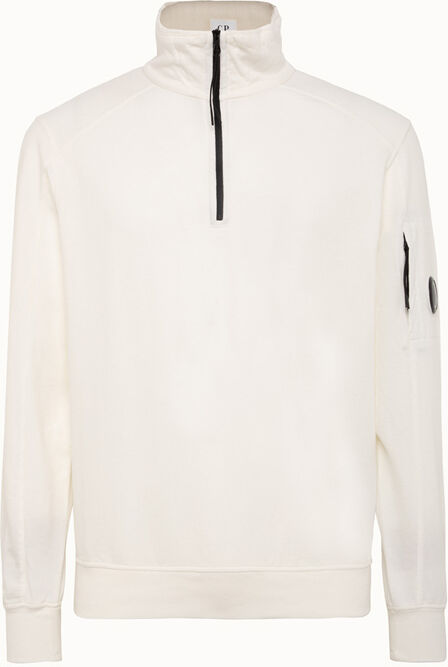 c.p company felpa  light fleece zipped