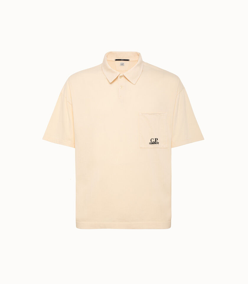 c.p company polo jersey boxy