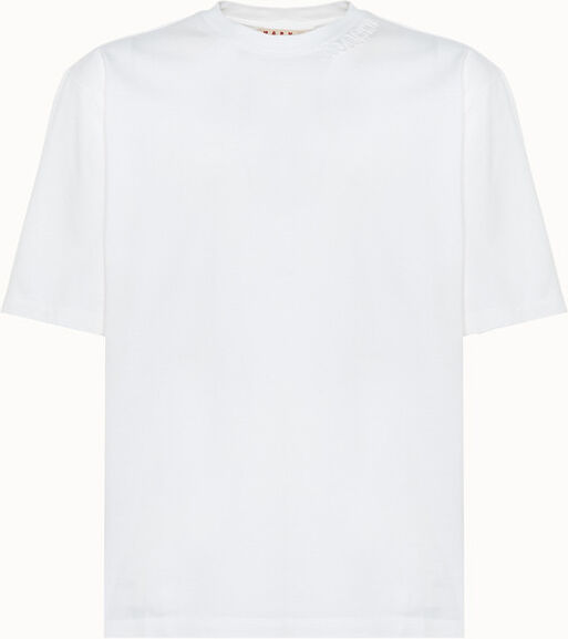 Marni t-shirt in cotone tinta unita