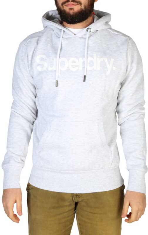 SUPERDRY - FELPA Grigio lavanda