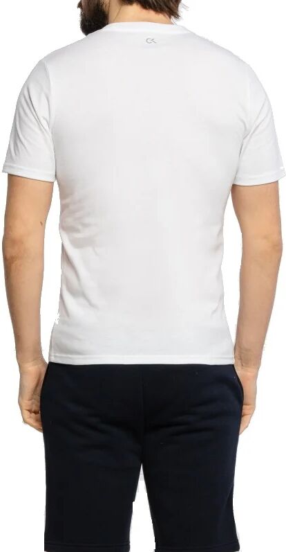 Calvin T-Shirt Uomo Art 00gms1k142 100 Colore Foto Misura A Scelta BIANCO