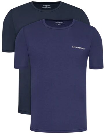 Giorgio Armani Set Di 2 T-Shirt Uomo Art 111267 2r717 Colore E Misura A Scelta MARINE/BLU