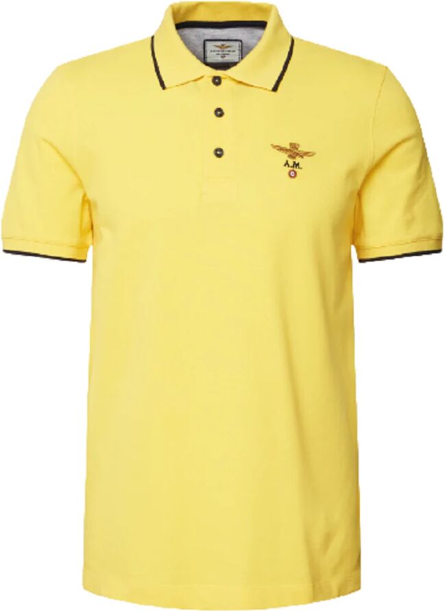 Aerounatica Militare Polo Uomo Art. 231po1308p82 P-E 23 Colore E Misura A Scelta GIALLO