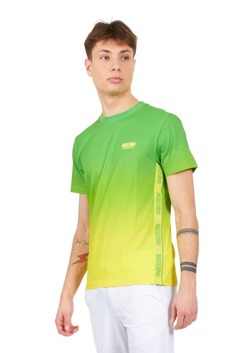 MOSCHINO T-Shirt Uomo Art 231v1a0707 4422 P-E 23 Colore E Misura A Scelta FANTASY PRINT GREEN