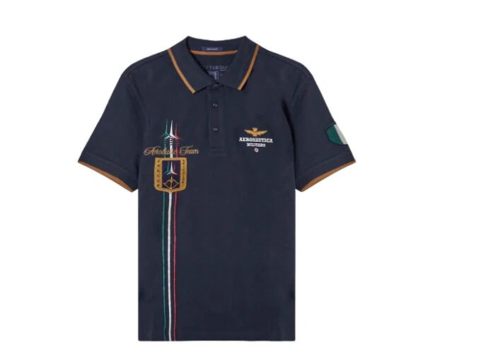 Aeronautica Militare Polo Uomo Art 241po1763p191 BLU NAVY