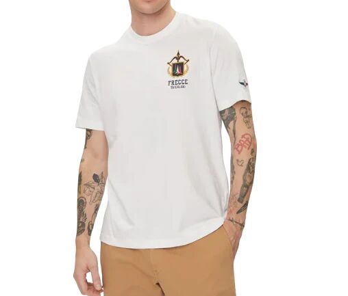 Aeronautica Militare T-Shirt Uomo Art 241ts2220j641 MILK WHITE