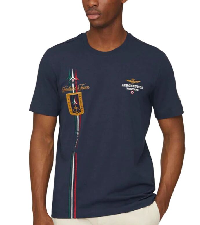 Aeronautica Militare T-Shirt Uomo Art 241ts2231j592 BLU NAVY