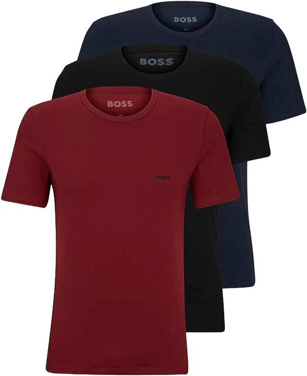 Boss 3 T Shirt Uomo In Puro Cotone 50499445 10243514 977