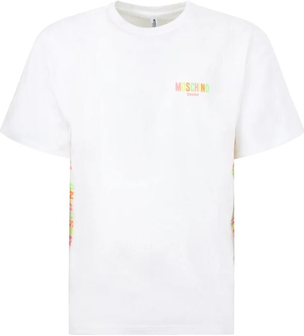 MOSCHINO T-Shirt Uomo Art A1915 2325 0001 Colore Foto Misura A Scelta BIANCO