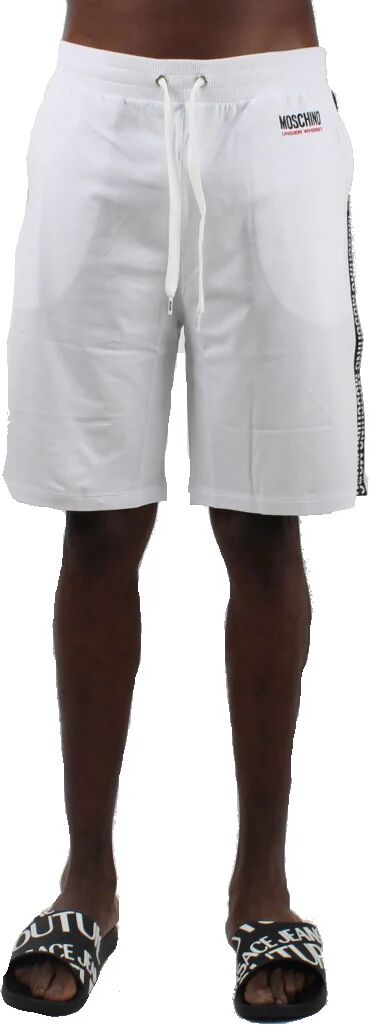 MOSCHINO Shorts Uomo Art A4327 8132 0001 Colore Foto Misura A Scelta BIANCO S