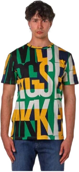 Bikkembergs T-Shirt Uomo Art. Bikke Bkk2mts05 P-E 23 Colore E Misura A Scelta GREEN