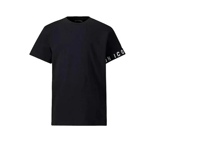 Dsquared2 T-Shirt Uomo Art D9m3s5400 BLACK/WHITE