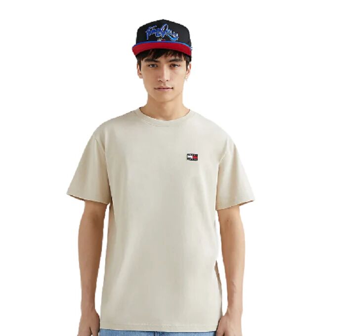 Tommy Hilfiger T-Shirt Uomo Art. Dm0dm16320 P-E 23 Colore Foto Misura A Scelta CLASSIC BEIGE