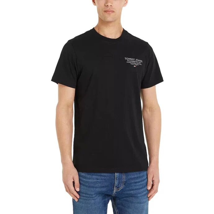 Tommy Hilfiger T-Shirt Uomo Art Dm0dm18265 BLACK