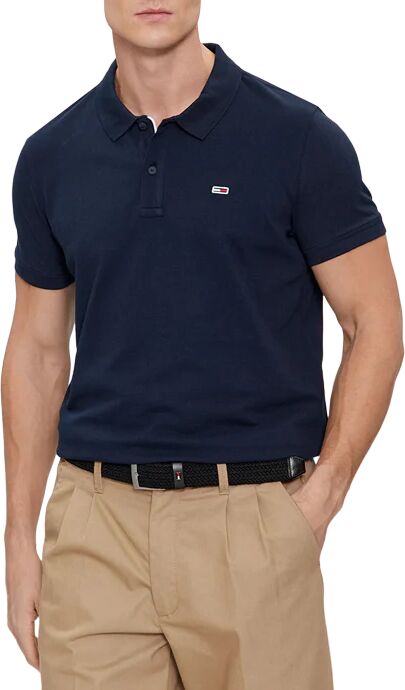 Tommy Jeans Polo Uomo Art Dm0dm18312 DARK NIGHT NAVY