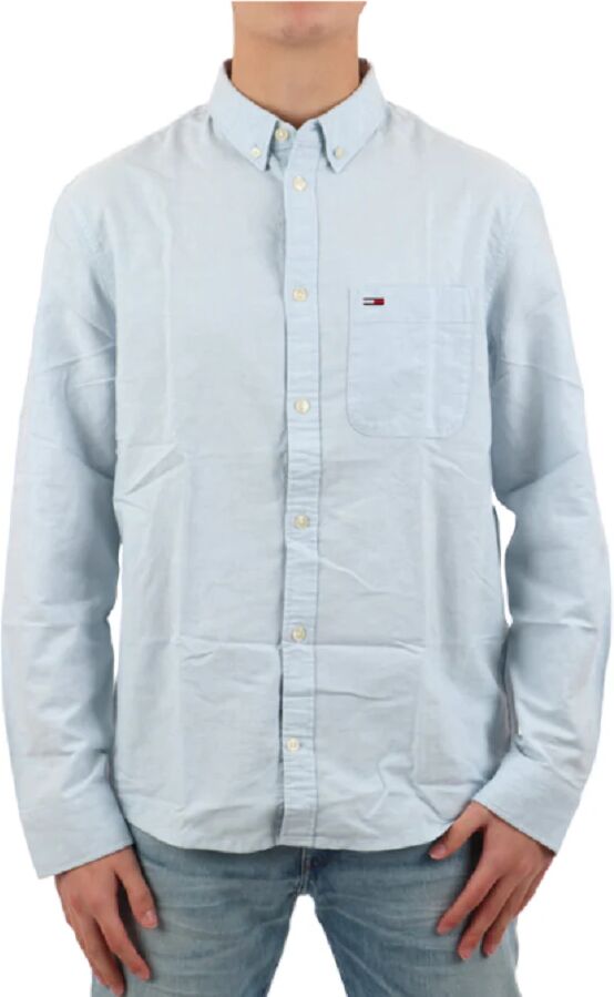 Tommy Hilfiger Camicia Uomo Art Dm0dm18335 CHAMBRAY BLUE