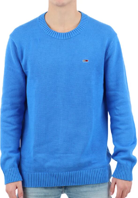 Tommy Hilfiger Maglioncino Uomo Art Dm0dm18370 MERIDIAN BLUE