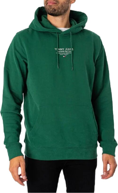 Tommy Jeans Felpa Uomo Art Dm0dm18409 COURT GREEN