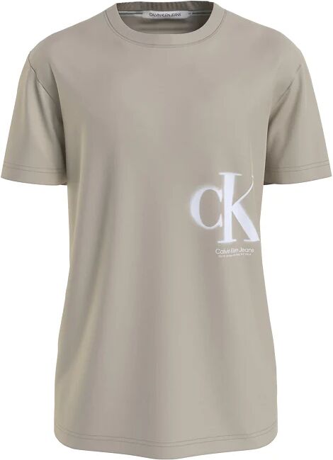 Calvin T-Shirt Uomo Art J30j322875 P-E 23 Colore E Misura A Scelta CLASSIC BEIGE