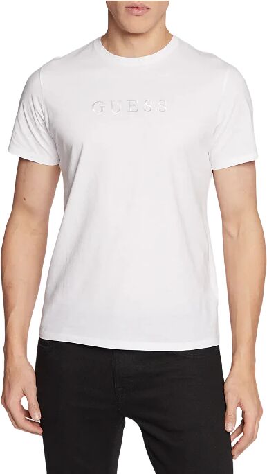 Guess T-Shirt Uomo Art M2bp47a Ak7hd0 PURE WHITE