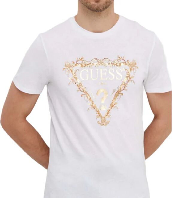 Guess T-Shirt Uomo Art M4ri62a Ak9rm1 PURE WHITE