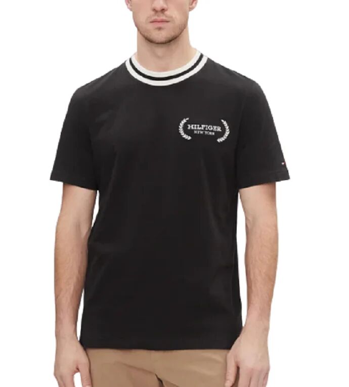 Tommy Hilfiger T-Shirt Uomo Art Mw0mw33681 BLACK