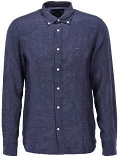 Tommy Hilfiger Camicia Uomo Art Mw0mw34602 BLUE SPELL