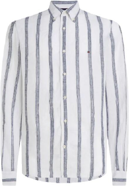 Tommy Hilfiger Camicia Uomo Art Mw0mw34612 OPTIC WHITE / MULTI