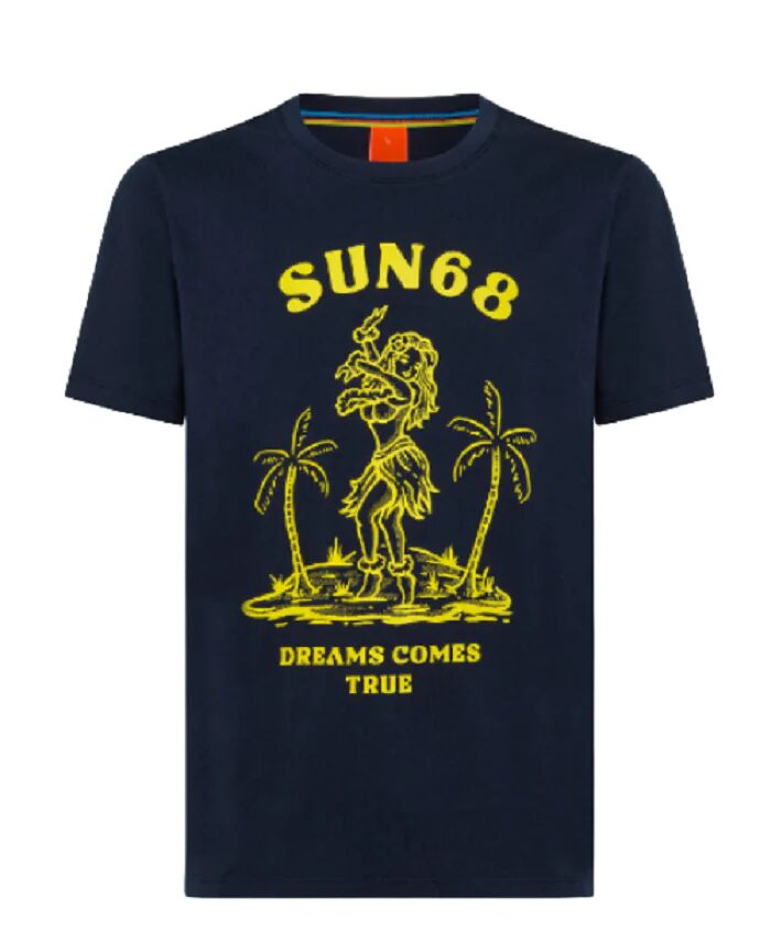 Sun68 T-Shirt Uomo Art. T33142 P-E 23 Colore E Misura A Scelta G011