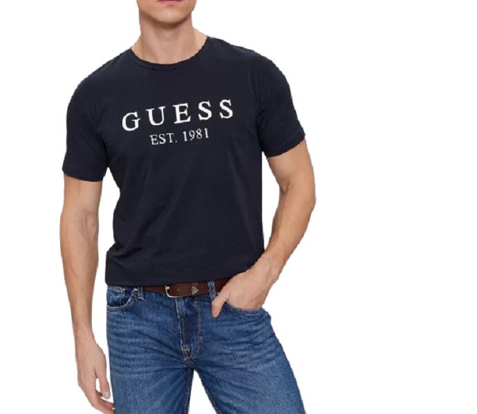 Guess T-Shirt Uomo Art U4ri22a Ak6yw0 SALT WHITE