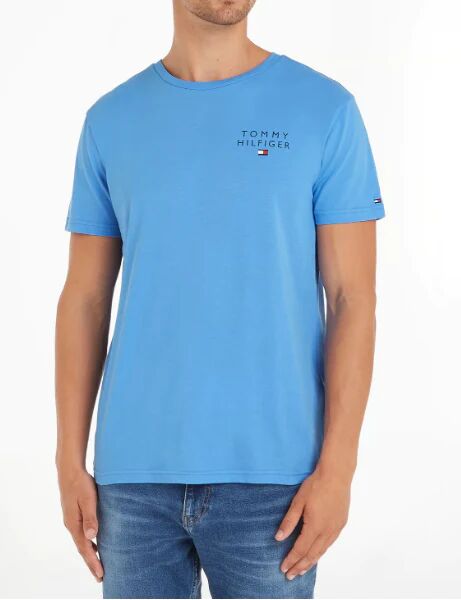Tommy Hilfiger T-Shirt Uomo Art Um0um02916 BLUE SPELL