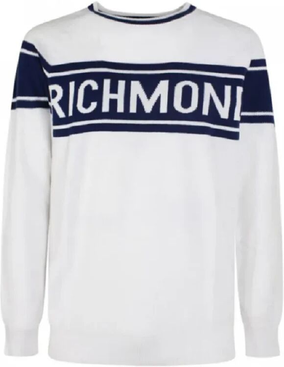 Jhon Richmond Maglia Dolce Vita Uomo Art. Ump23109ma Art. Ump23109ma P-E 23 Colore Foto Misura A Scelta BIANCO