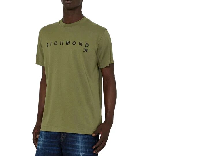 Richmond T-Shirt Uomo Art Ump24004ts GREEN LICHEN