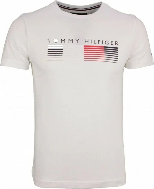 TOMMY HILFIGER T-Shirt Uomo Art Mw0mw21008 Ybr Colore Bianco Misura A Scelta bianco