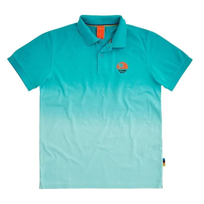 SUN68 Polo Uomo Art A31143 94 Colore Acqua Misura A Scelta ACQUA