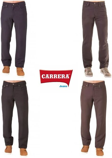 CARRERA Pantalone Uomo 5 Tasche In Fustagno Art. 700-1065 Col. E Mis. A Scelta NERO 48