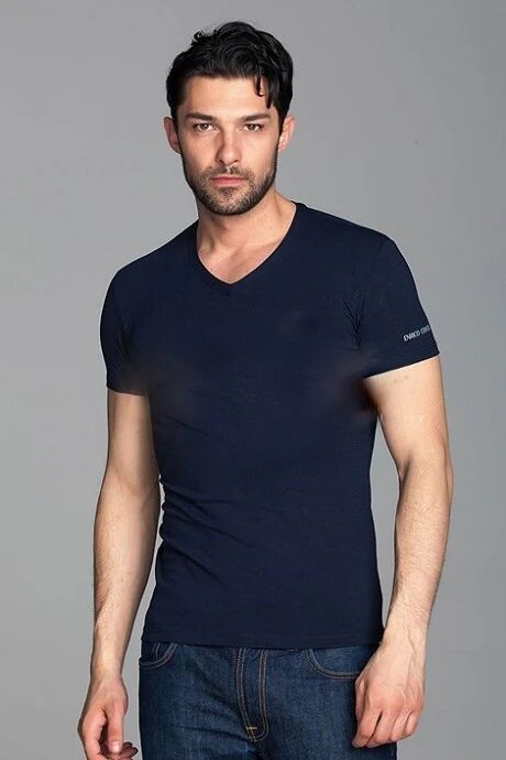 ENRICO COVERI T-Shirt Uomo In Cotone Art. Et1501 Col. E Mis. A Scelta BIANCO 6