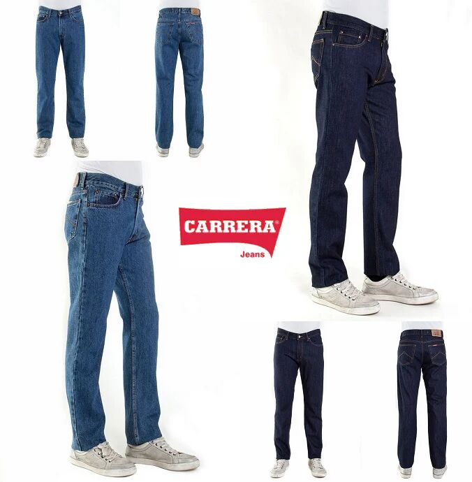 CARRERA Jeans Uomo Invernale In Cotone Art. 700-1021 Col. E Mis. A Scelta BLU CHIARO 46